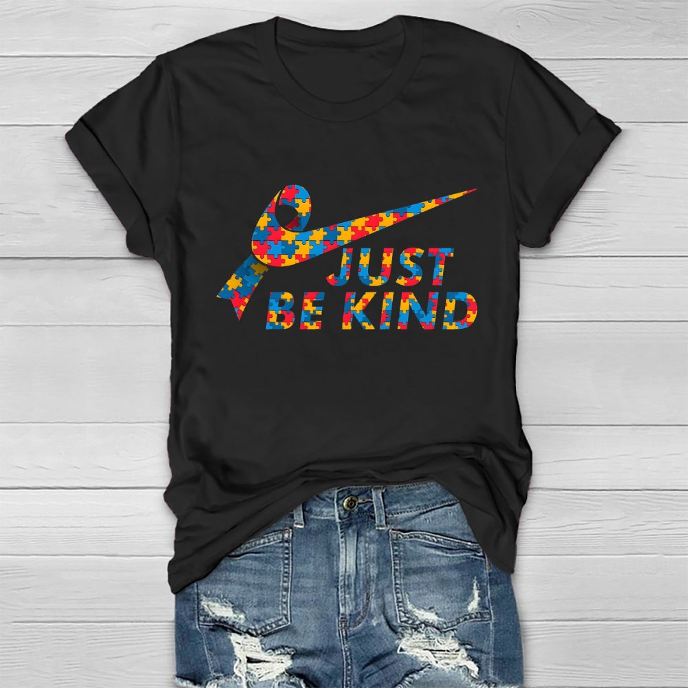 Just Be Kind Color Puzzle T-shirt