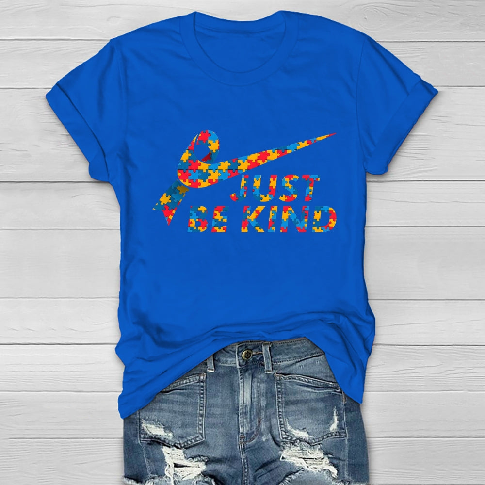 Just Be Kind Color Puzzle T-shirt