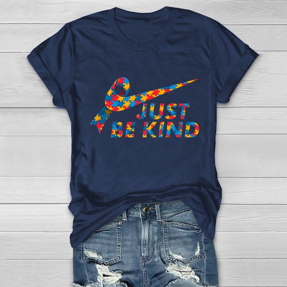 Just Be Kind Color Puzzle T-shirt
