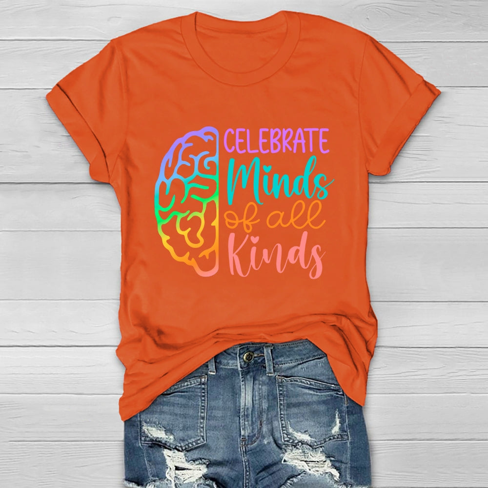 Celebrate Minds Of All Kinds T-shirt