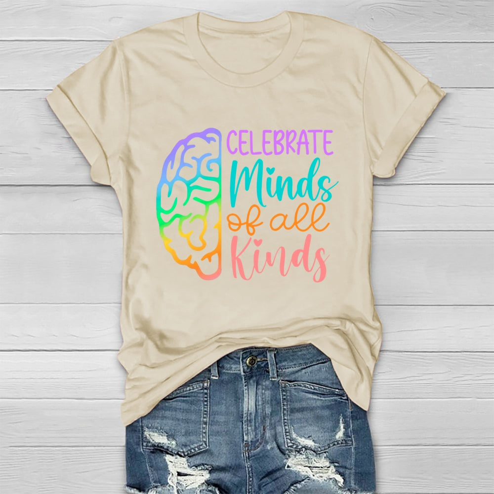 Celebrate Minds Of All Kinds T-shirt