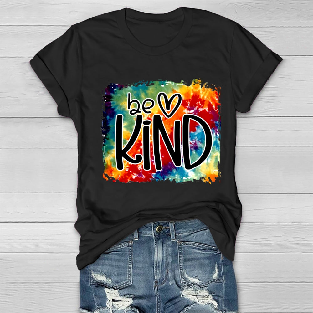 Colorful Background Be Kind T-Shirt