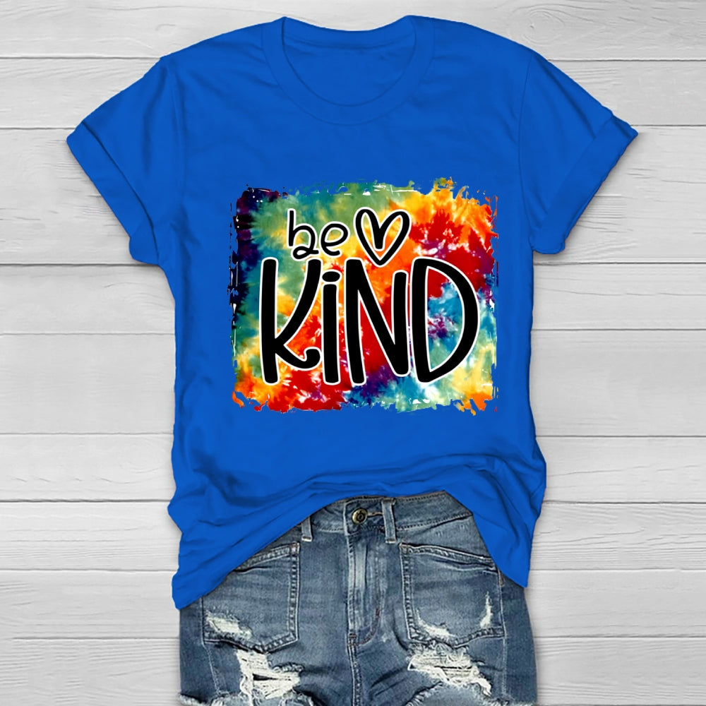 Colorful Background Be Kind T-Shirt
