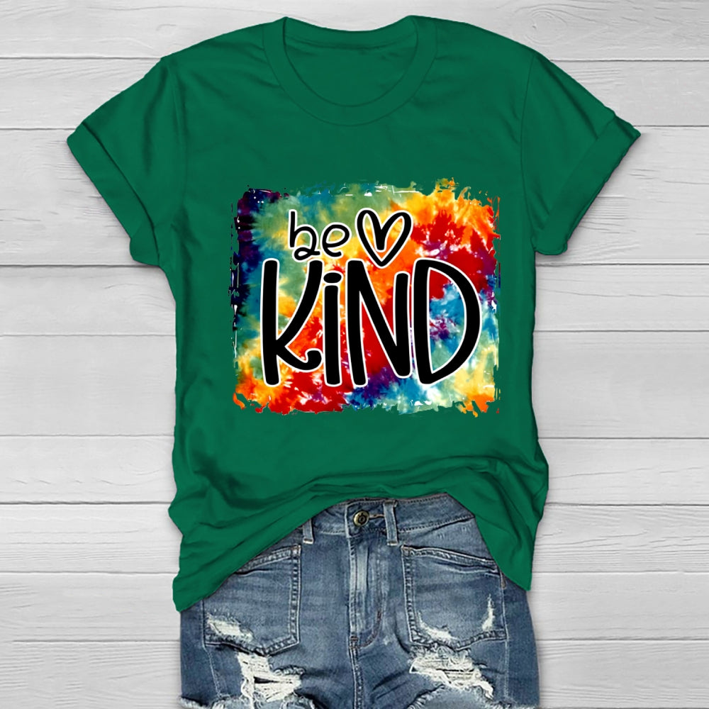 Colorful Background Be Kind T-Shirt