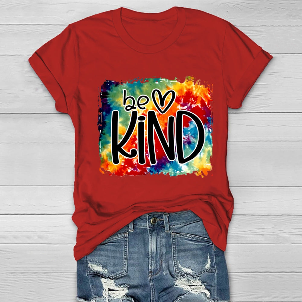 Colorful Background Be Kind T-Shirt
