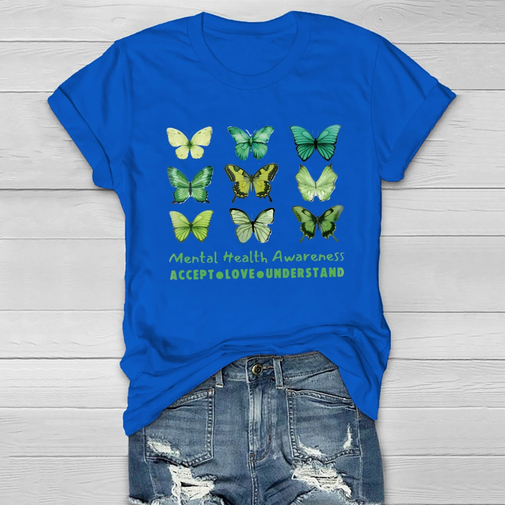 Mental Health Matters Accept Love Understand T-Shirt