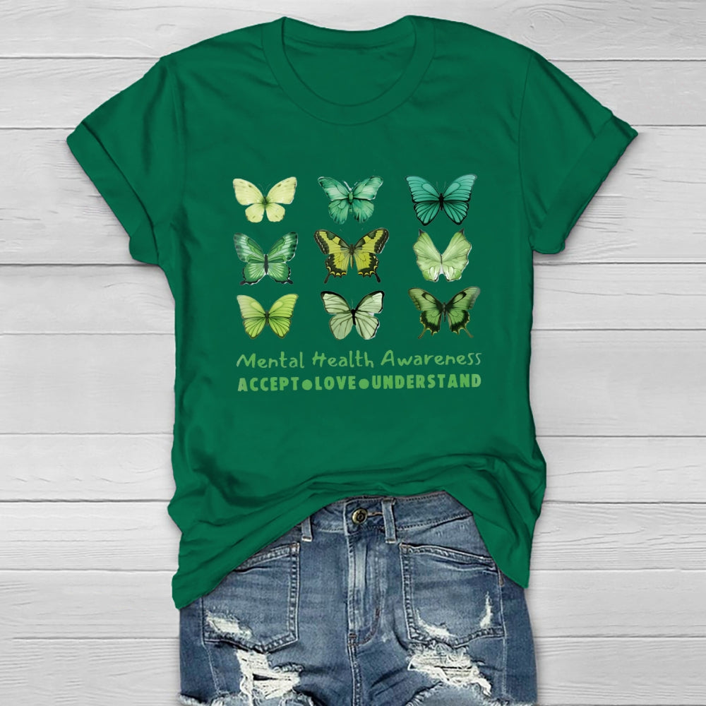 Mental Health Matters Accept Love Understand T-Shirt