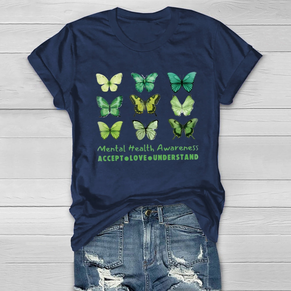 Mental Health Matters Accept Love Understand T-Shirt