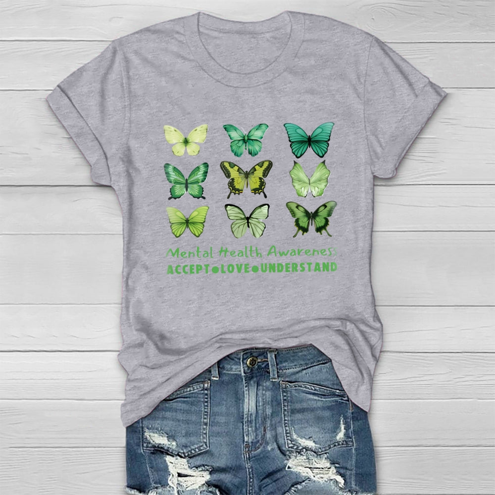 Mental Health Matters Accept Love Understand T-Shirt