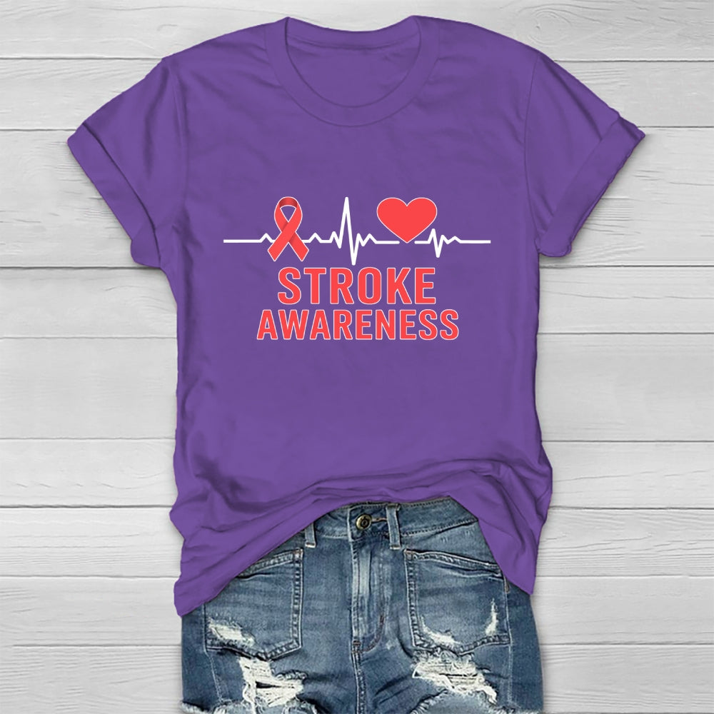 Stroke Awareness Healthwear T-shirt