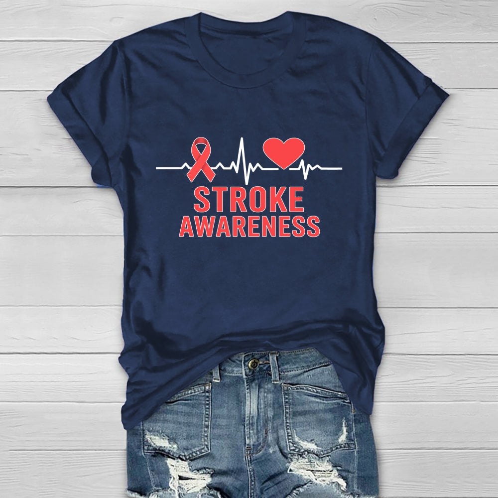 Stroke Awareness Healthwear T-shirt