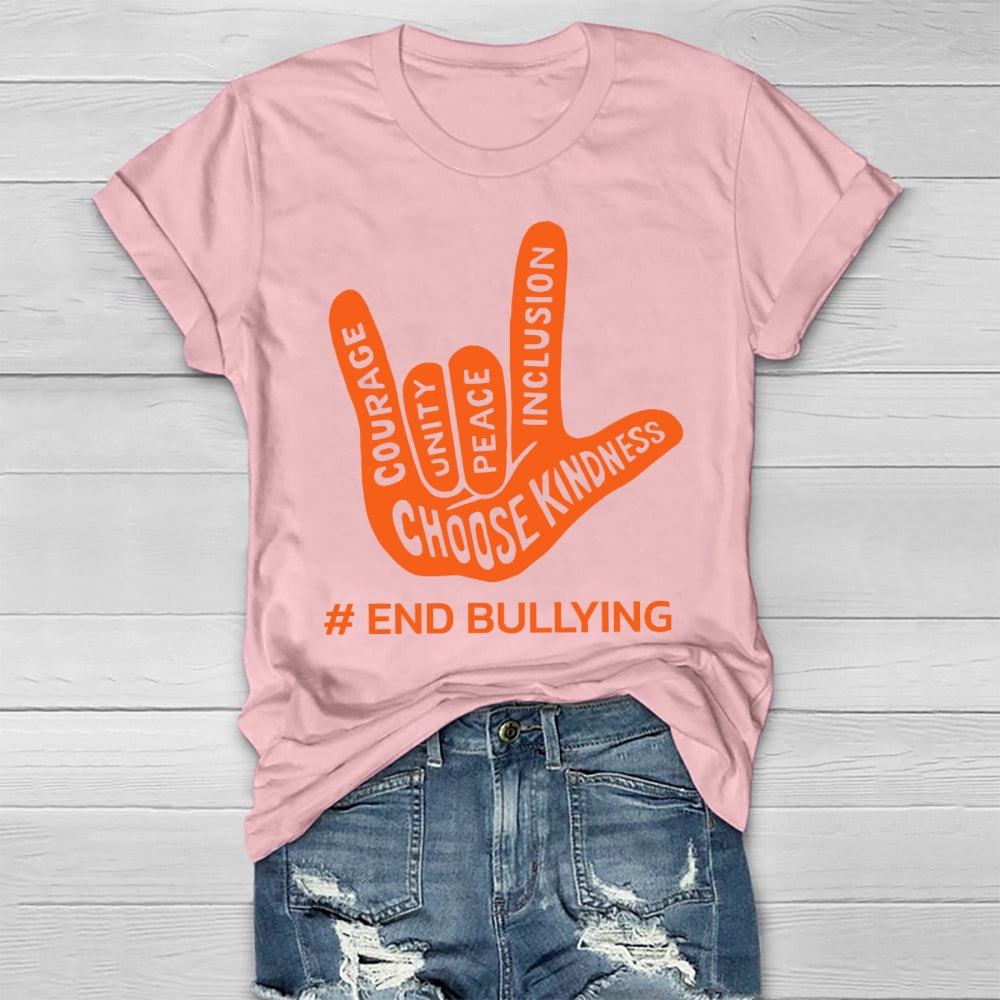 Choose Kindness End Bullying Healthwear T-shirt