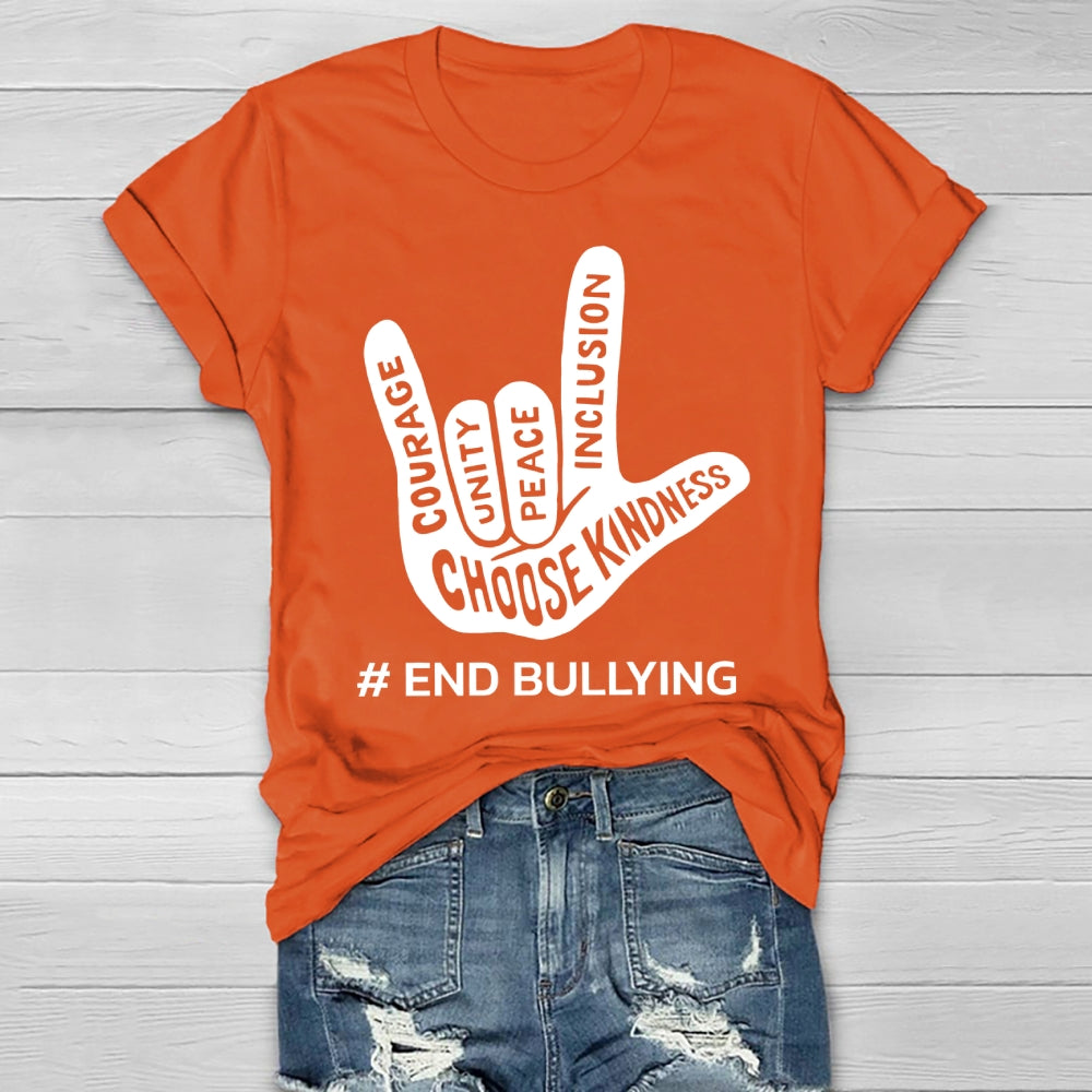 Choose Kindness End Bullying Healthwear T-shirt