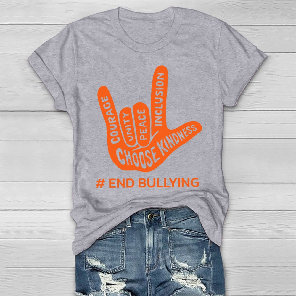 Choose Kindness End Bullying Healthwear T-shirt