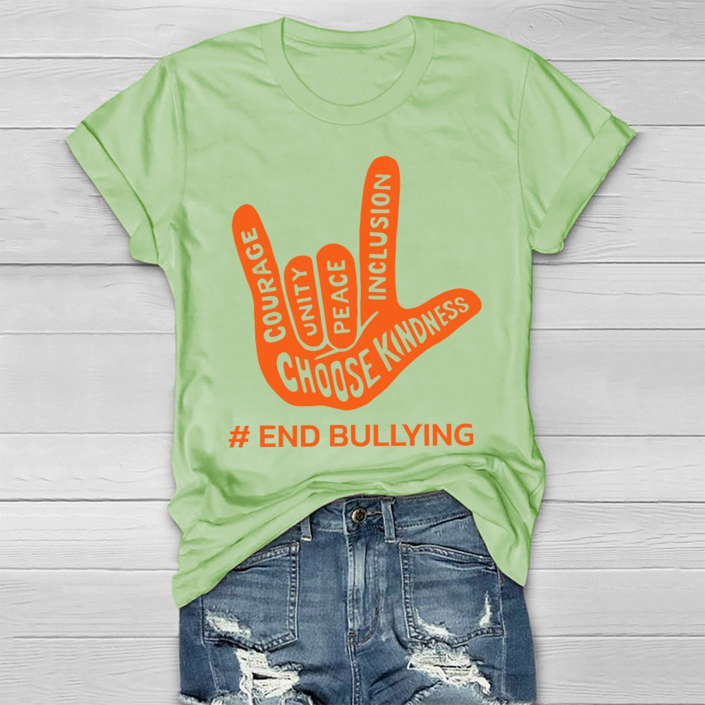 Choose Kindness End Bullying Healthwear T-shirt