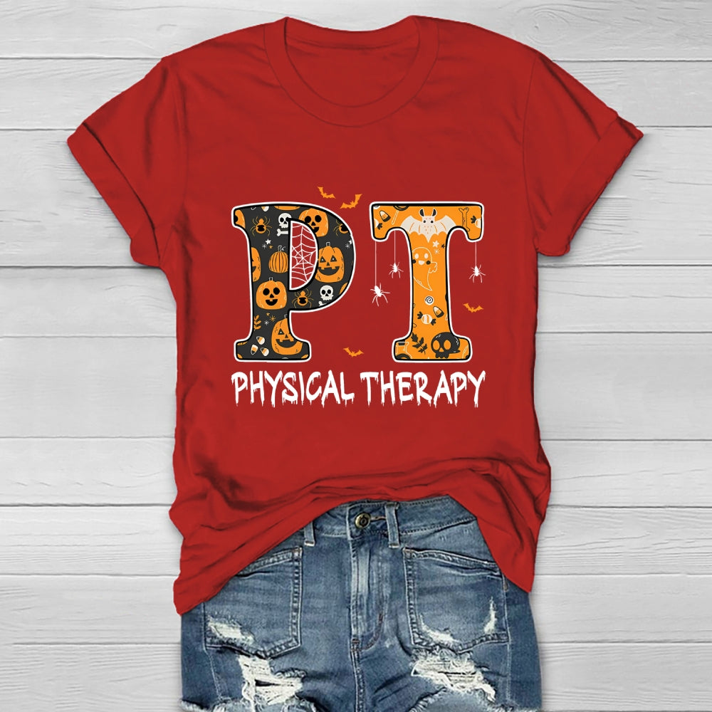 Physical Therapy Halloween Healthwear T-shirt