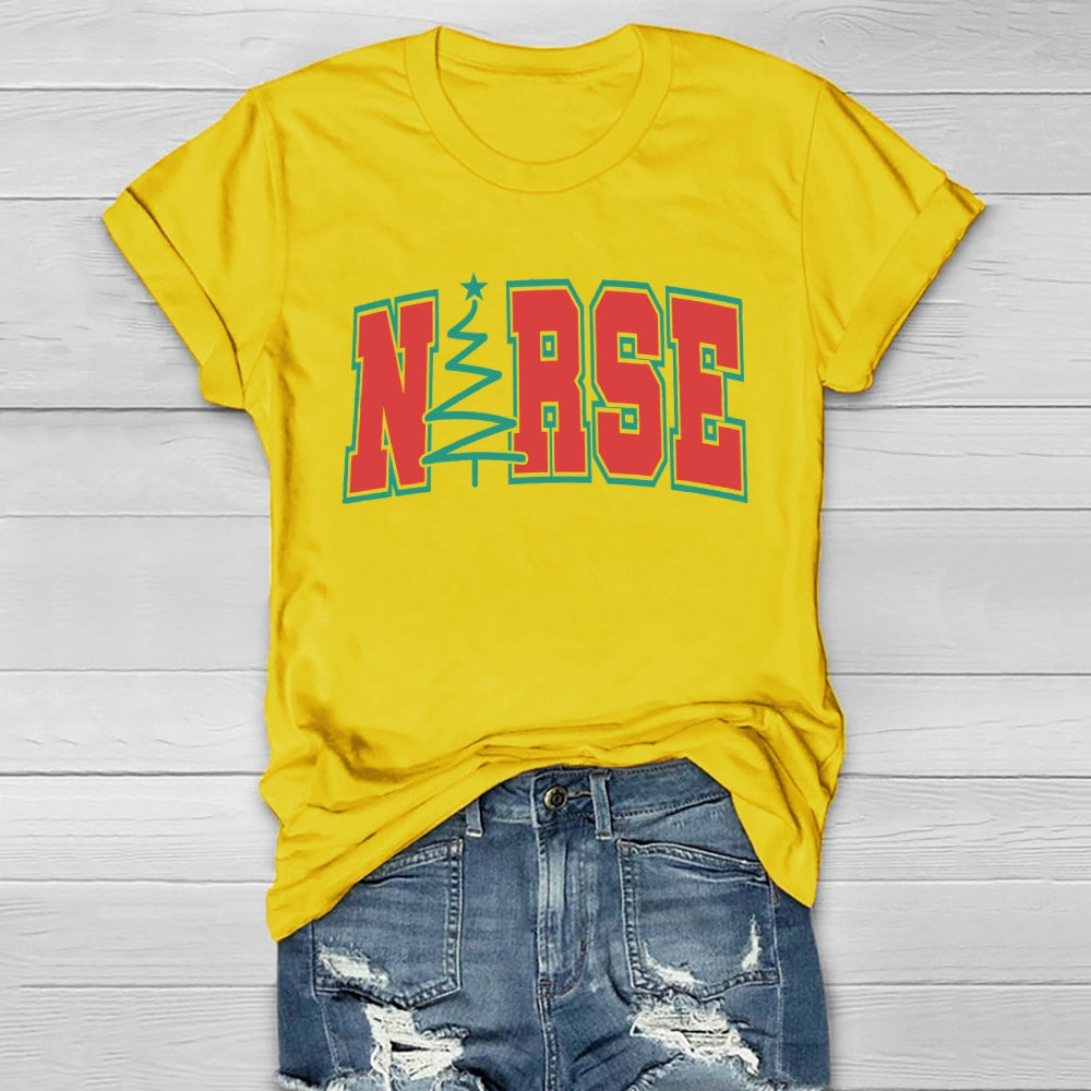 Christmas Nurse Healthwear T-Shirt