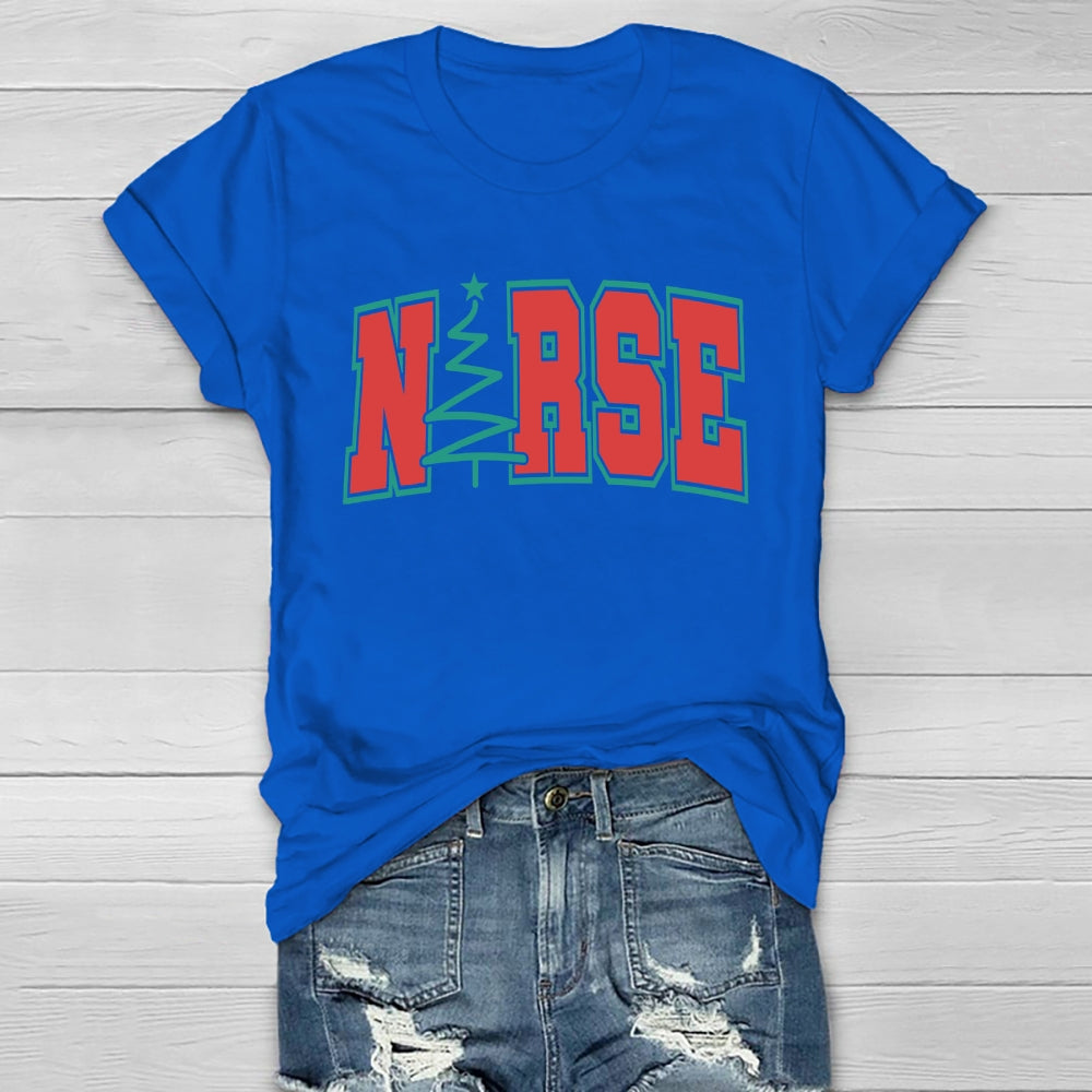 Christmas Nurse Healthwear T-Shirt