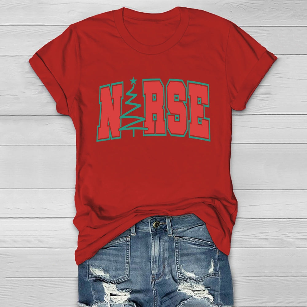 Christmas Nurse Healthwear T-Shirt