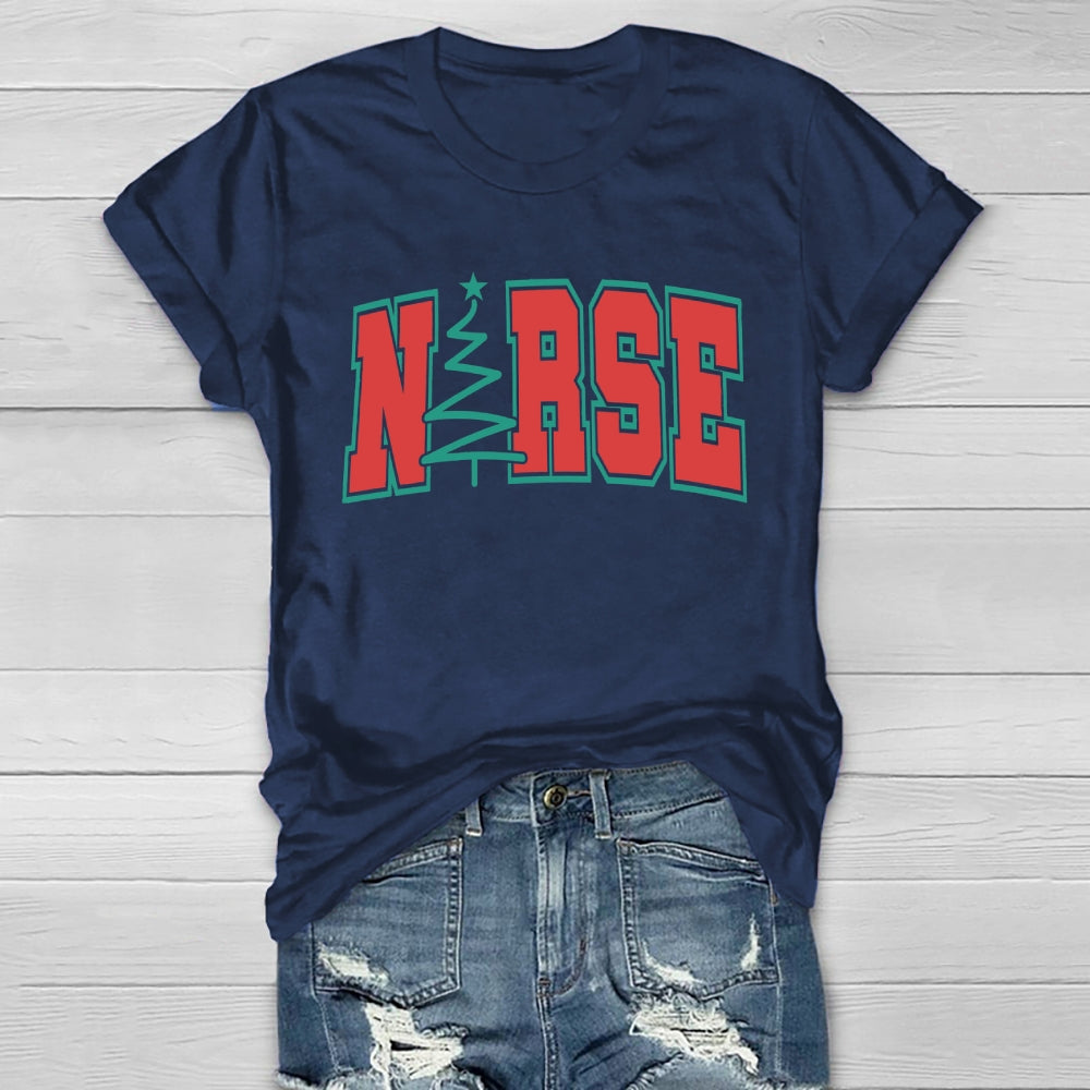 Christmas Nurse Healthwear T-Shirt