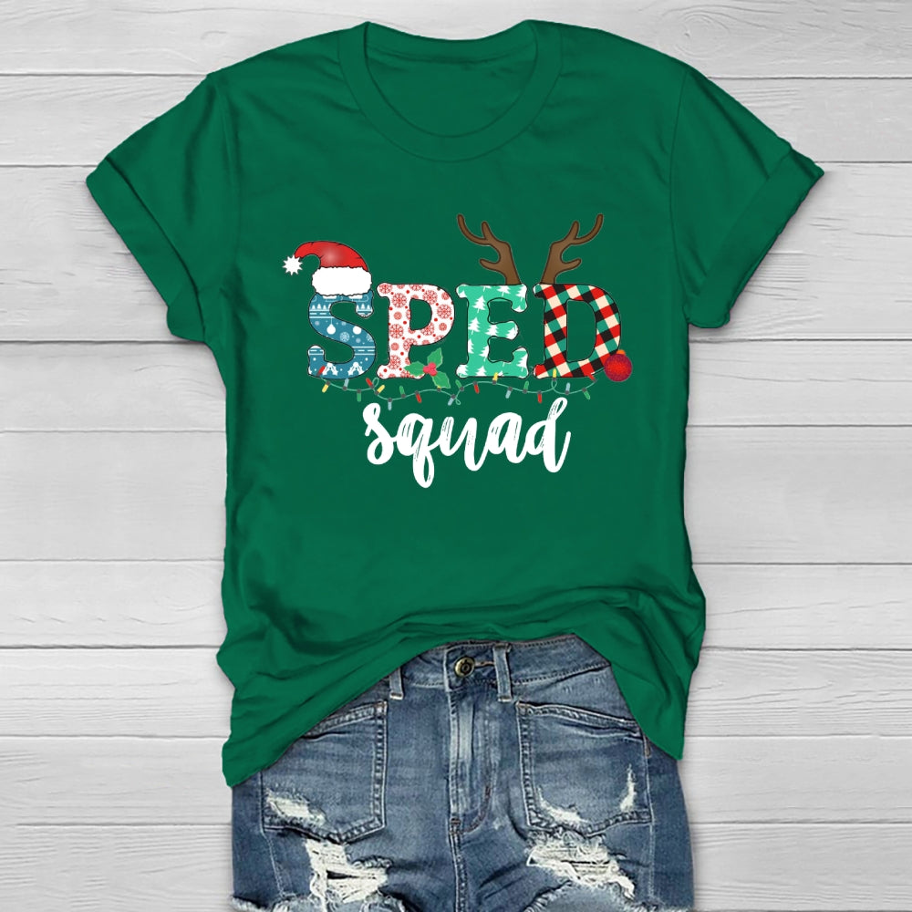 Christmas Sped Squad Healthwear T-Shirt