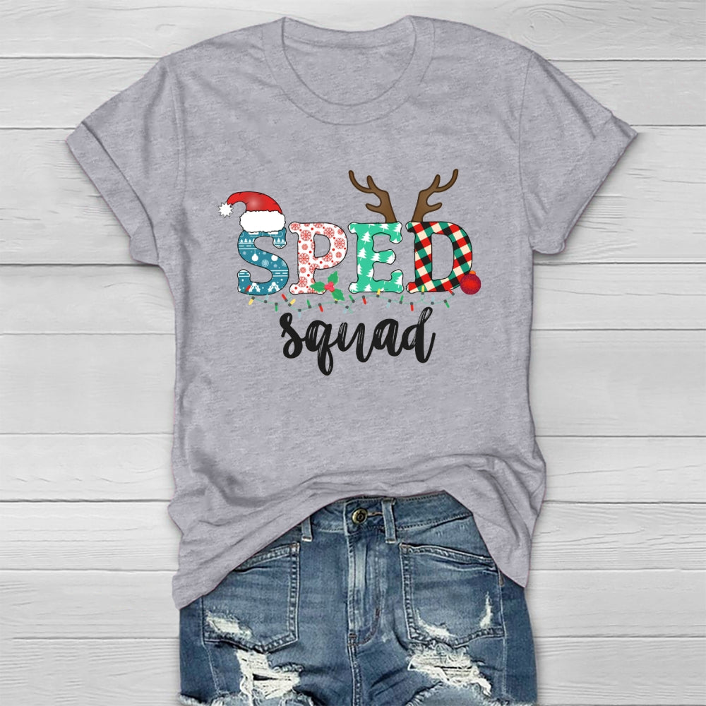 Christmas Sped Squad Healthwear T-Shirt