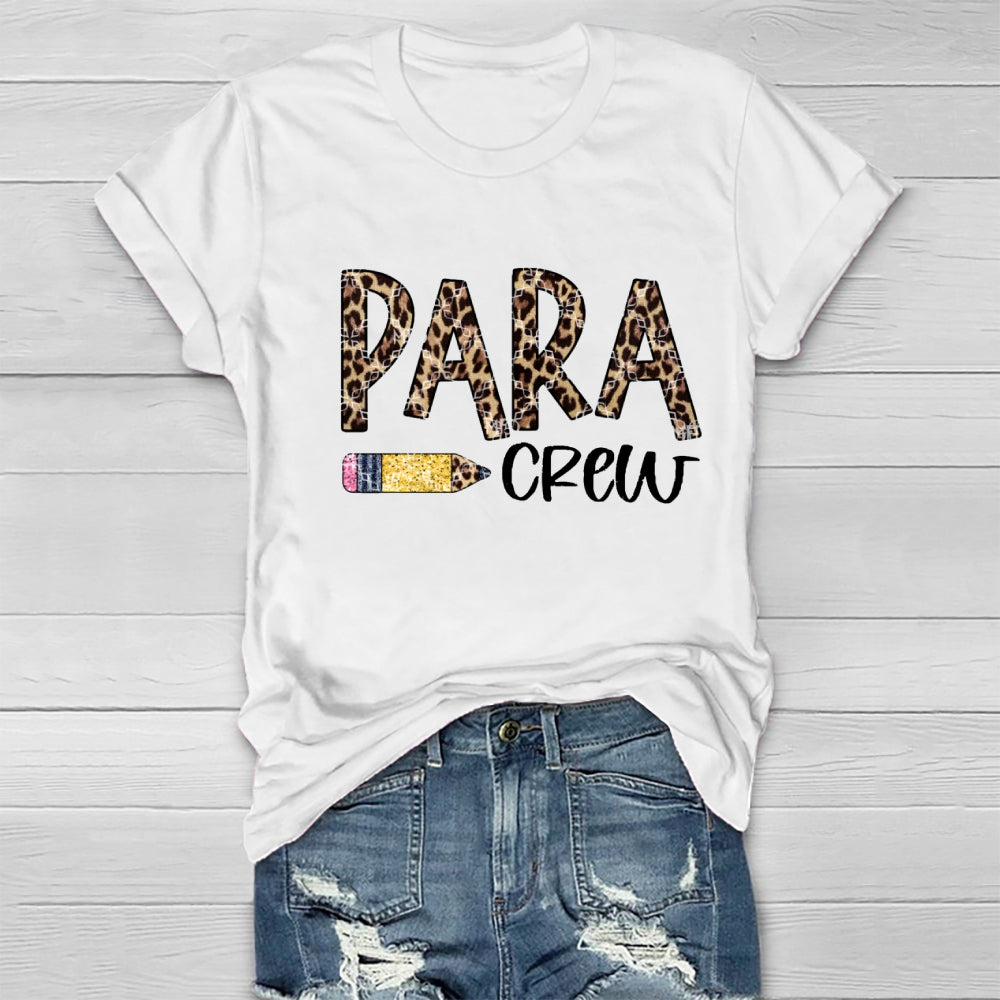 Leopard Para Crew Healthwear T-Shirt