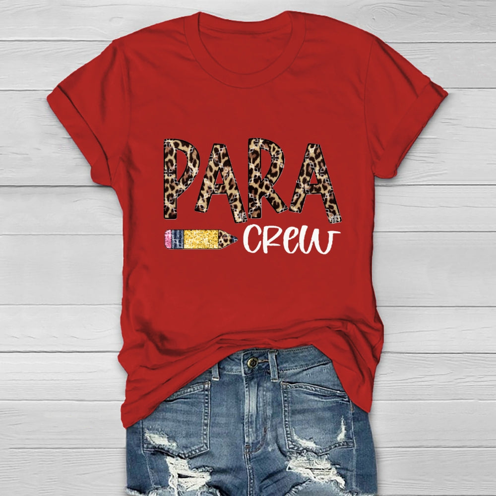 Leopard Para Crew Healthwear T-Shirt