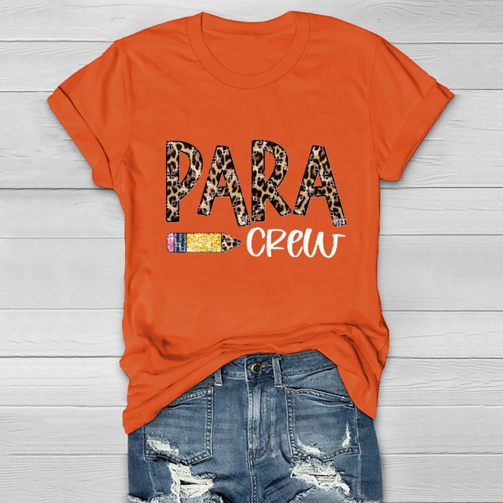 Leopard Para Crew Healthwear T-Shirt