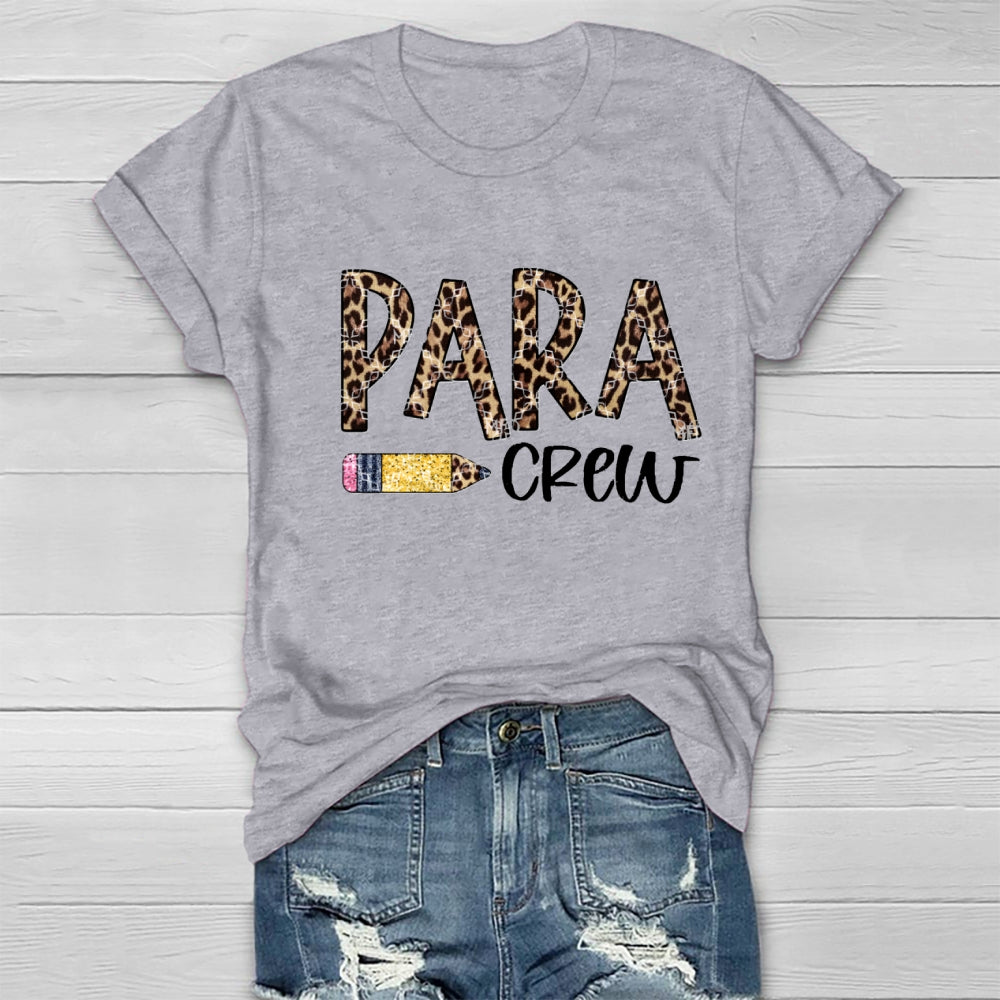 Leopard Para Crew Healthwear T-Shirt