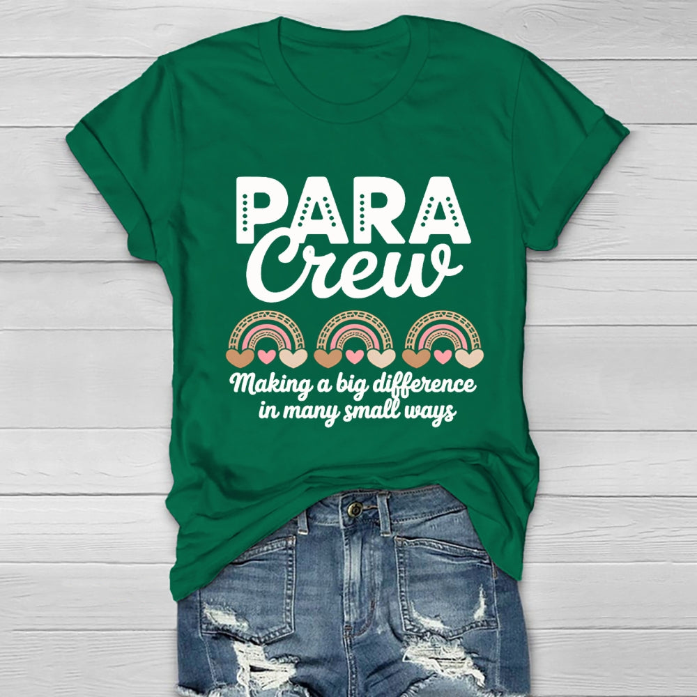 Para Crew Making A Big Difference Healthwear T-Shirt