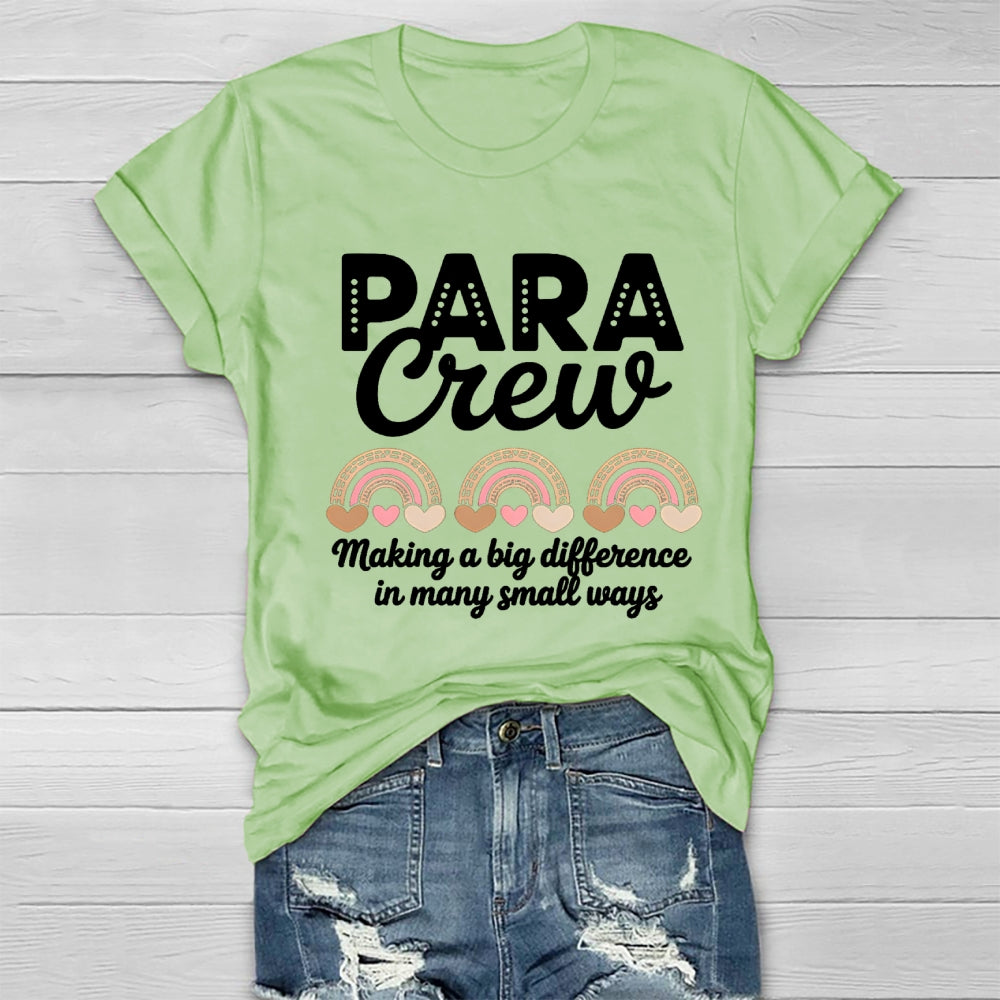 Para Crew Making A Big Difference Healthwear T-Shirt