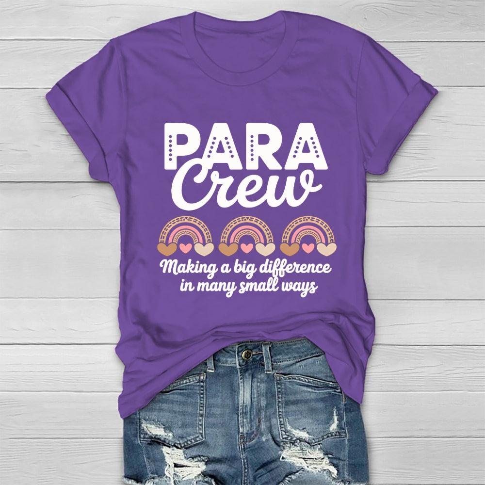 Para Crew Making A Big Difference Healthwear T-Shirt