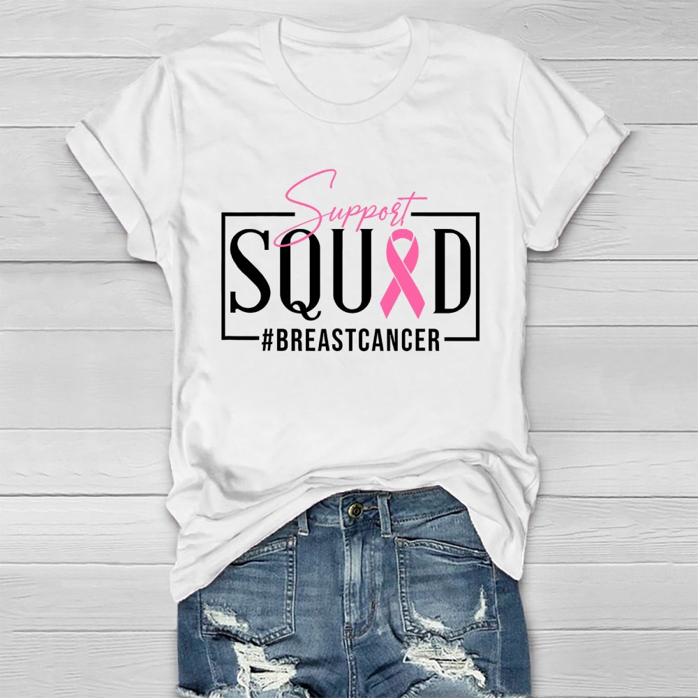 Support Squad Breast Cancer Healthwear T-shirt