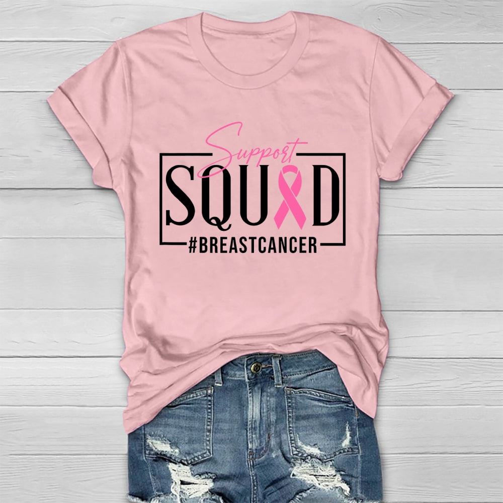Support Squad Breast Cancer Healthwear T-shirt