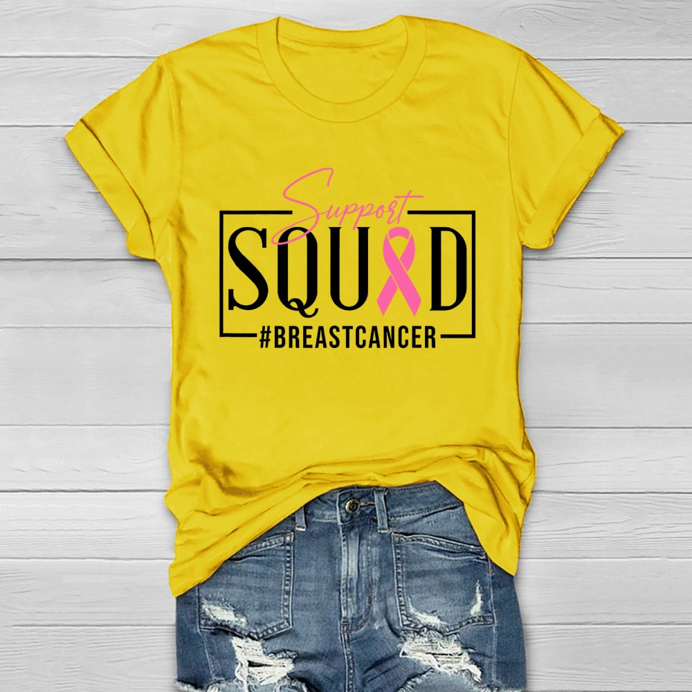 Support Squad Breast Cancer Healthwear T-shirt