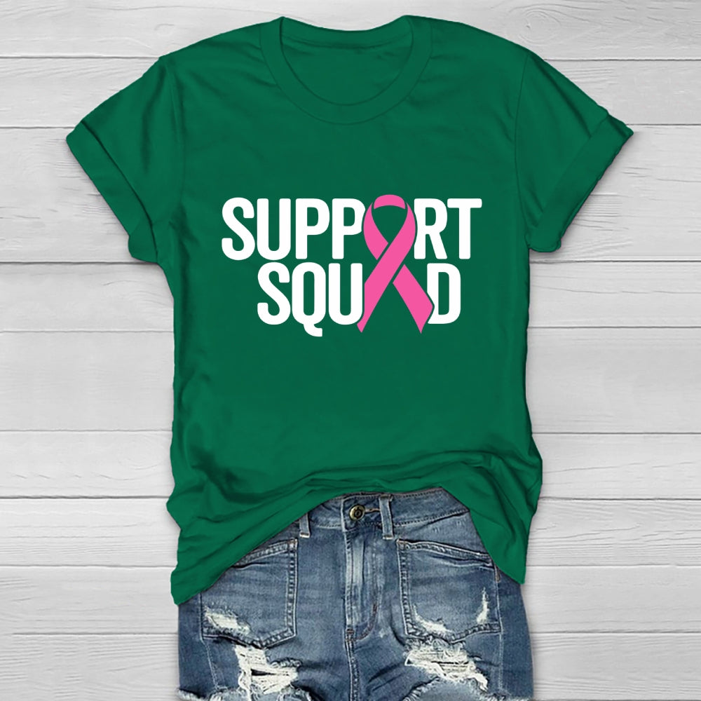 Support Squad Breast Cancer Awareness Healthwear T-shirt