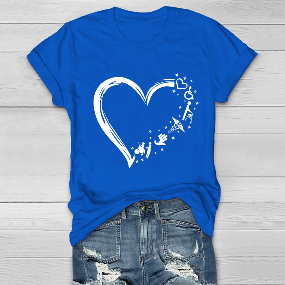 Disability Awareness Healthwear T-shirt