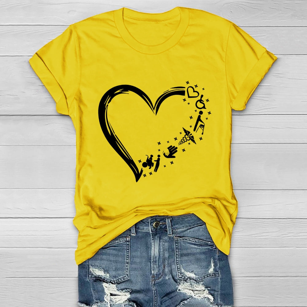 Disability Awareness Healthwear T-shirt