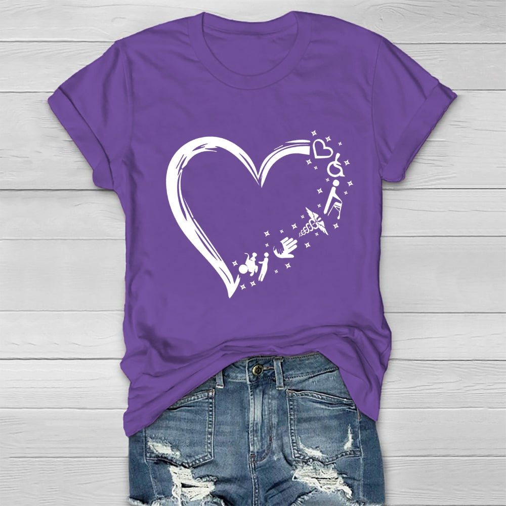 Disability Awareness Healthwear T-shirt