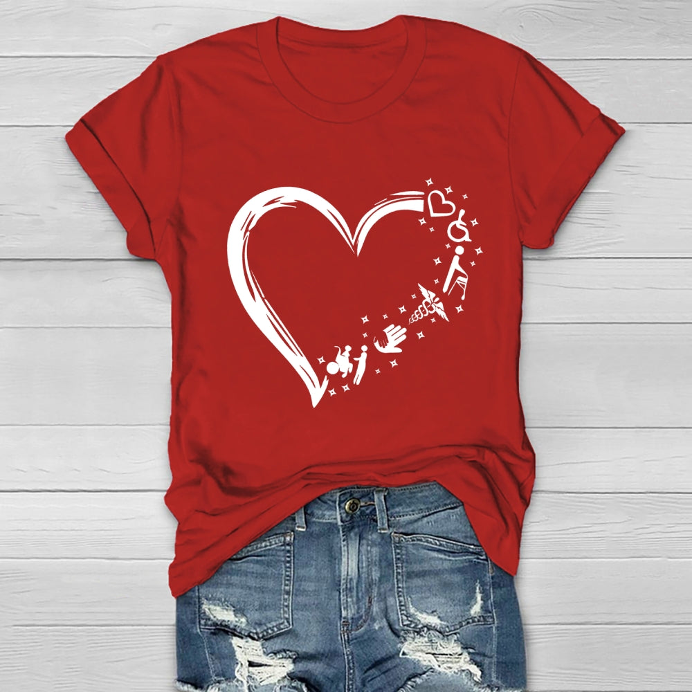 Disability Awareness Healthwear T-shirt