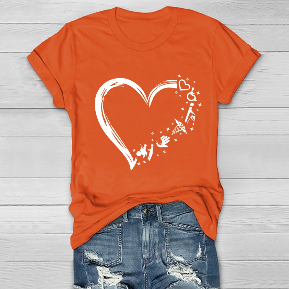 Disability Awareness Healthwear T-shirt