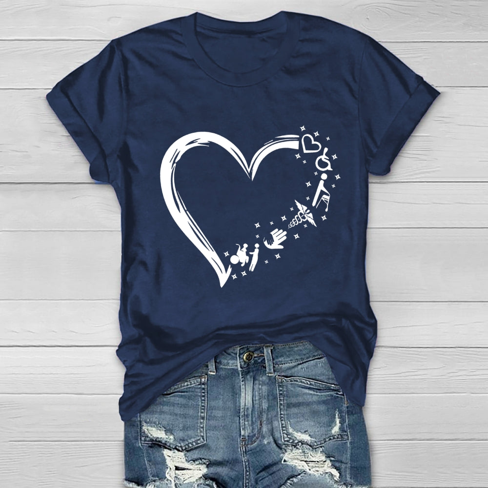 Disability Awareness Healthwear T-shirt