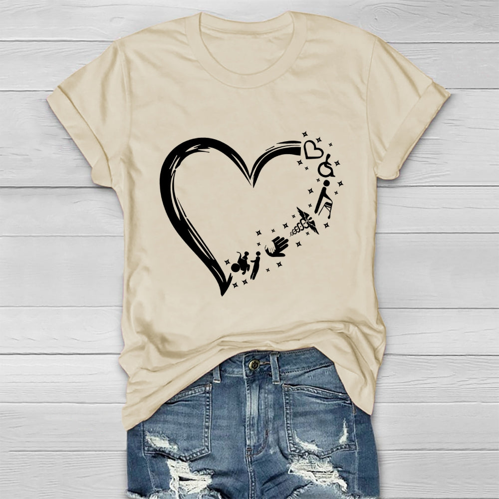 Disability Awareness Healthwear T-shirt