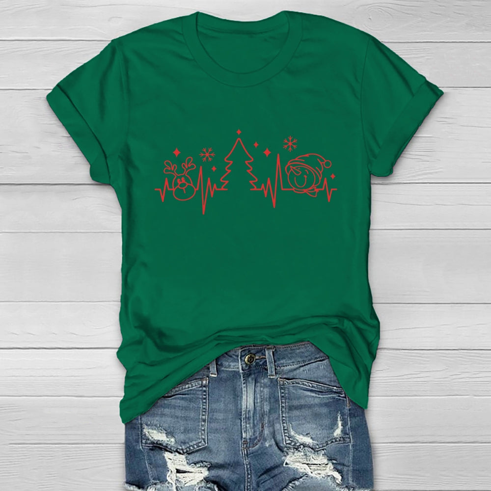 Heart Month Christmas Healthwear T-shirt