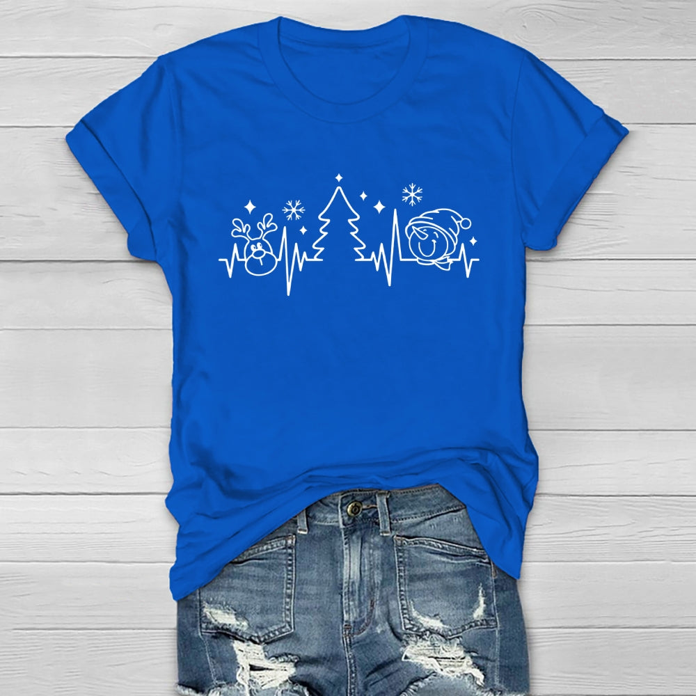 Heart Month Christmas Healthwear T-shirt