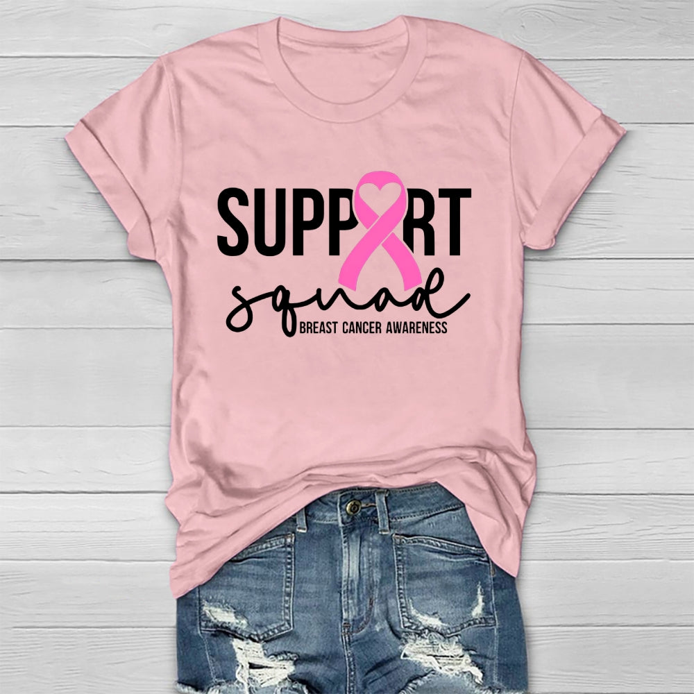 Support Squad Breast Cancer Awareness Healthwear T-shirt