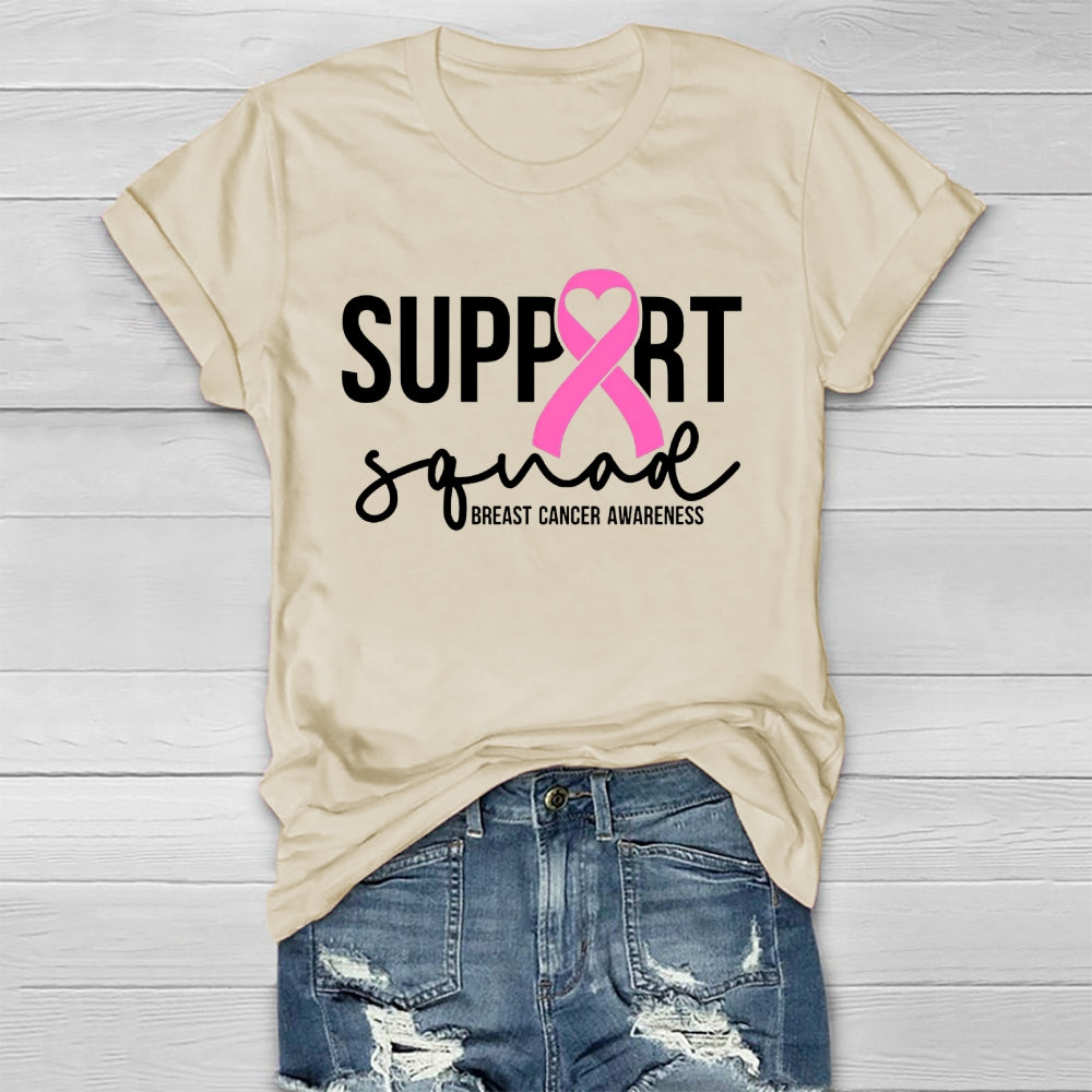 Support Squad Breast Cancer Awareness Healthwear T-shirt