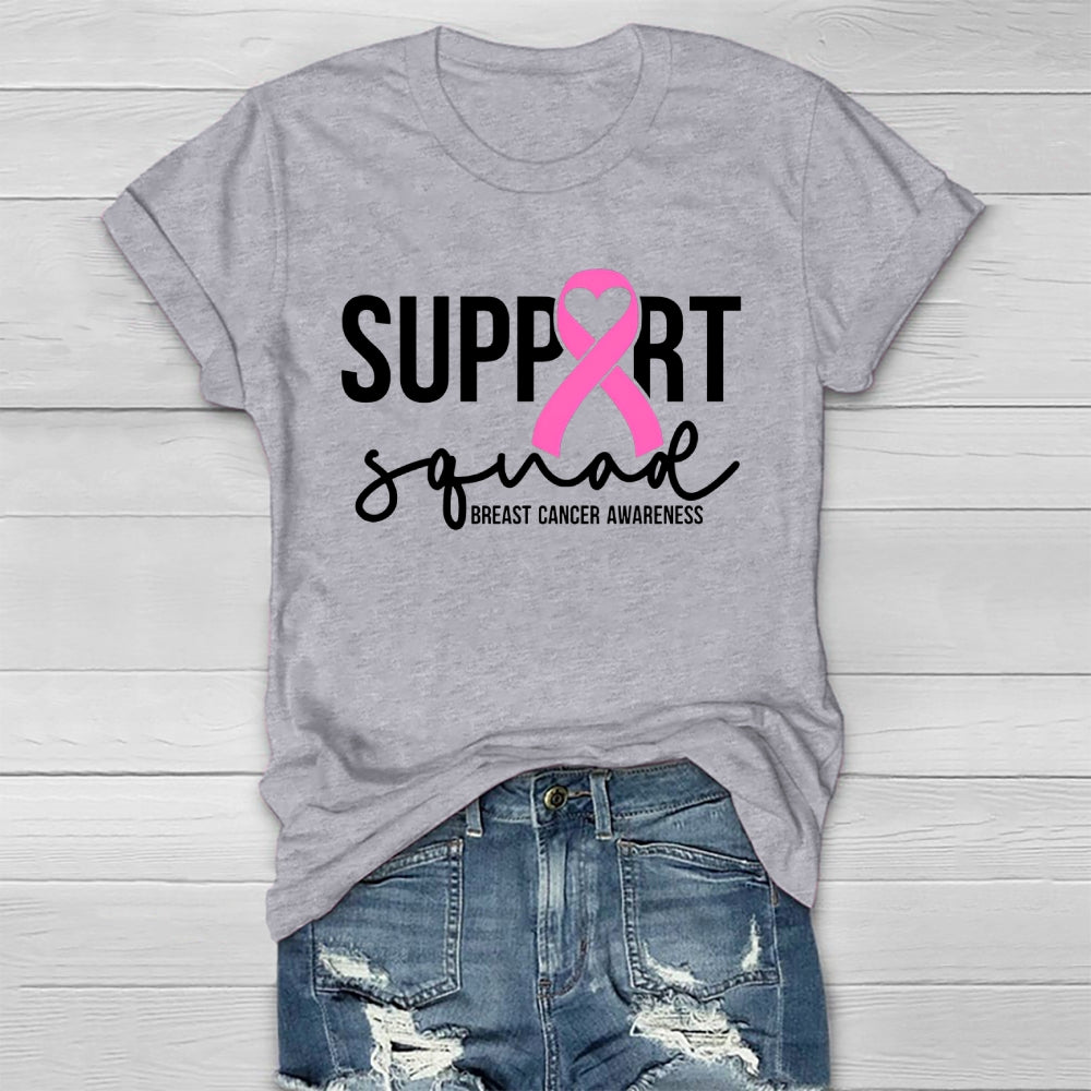 Support Squad Breast Cancer Awareness Healthwear T-shirt