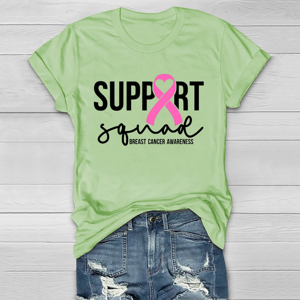 Support Squad Breast Cancer Awareness Healthwear T-shirt